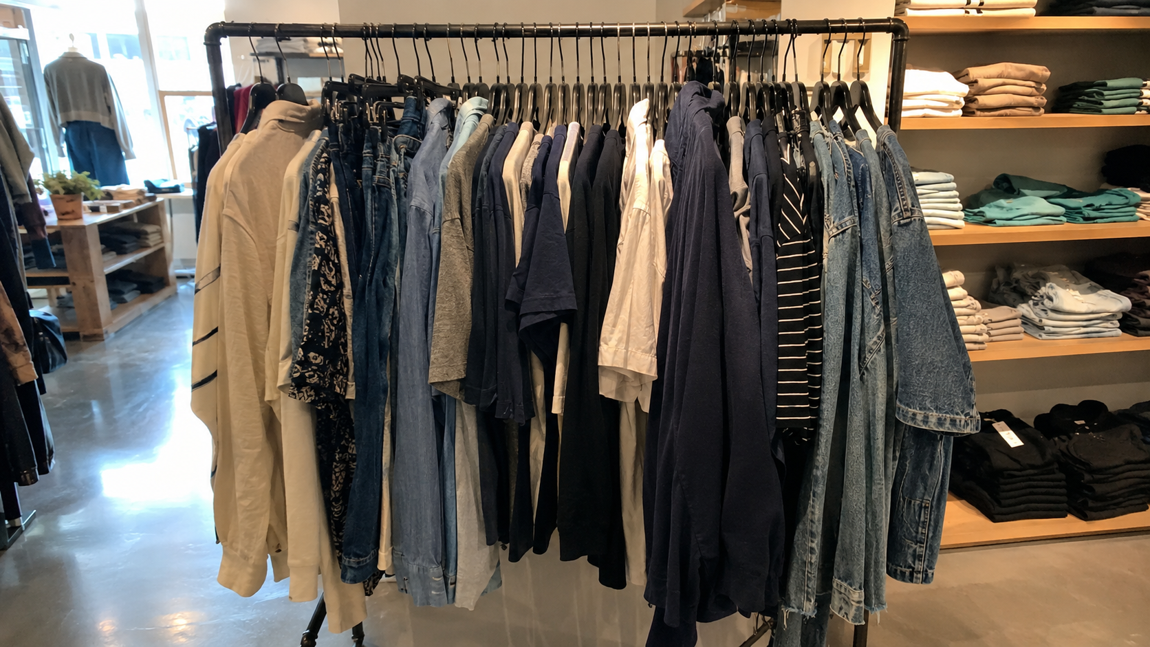 Film-Style Retail Realism: Building Authentic Clothing Rack Catalog Photography Without CGI Artifacts