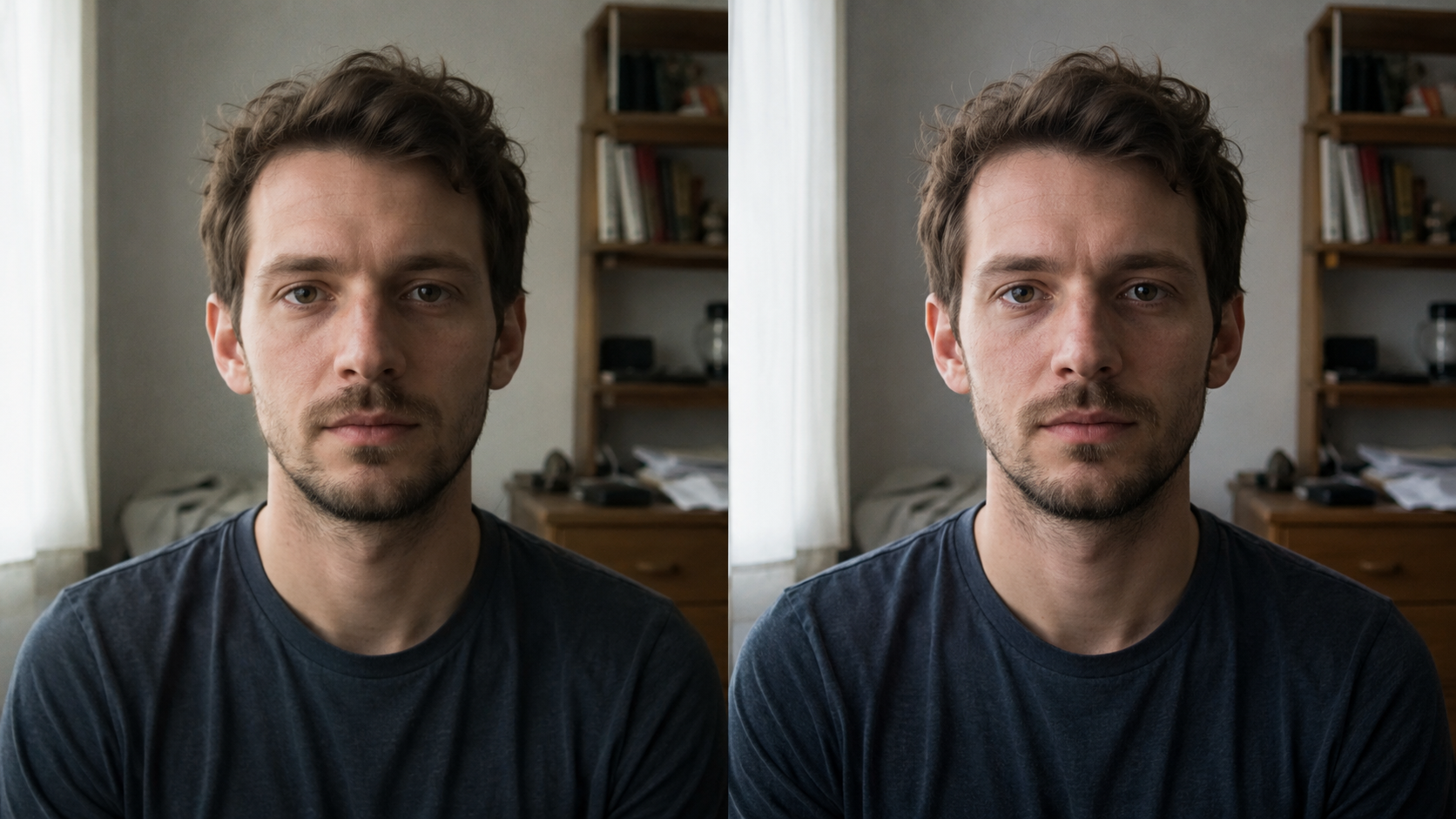 Film-Style Lens Calibration: Building Camera-Grade Split-Screen Portrait Comparisons Through Physical Realism